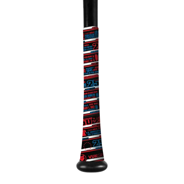 Vukgripz 250th Black bat grip sort USA jubi