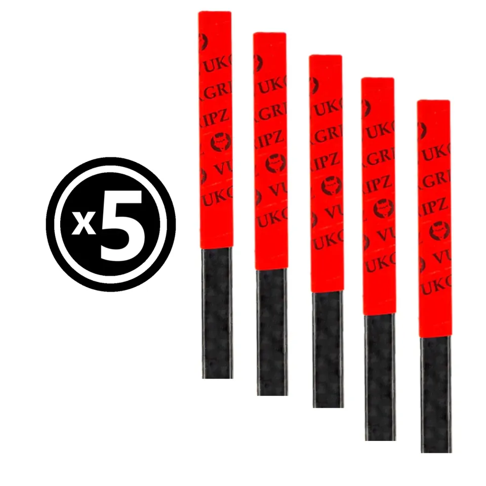 Vukgripz Legacy hockeytape 5-pak sort/hvid slidstærk