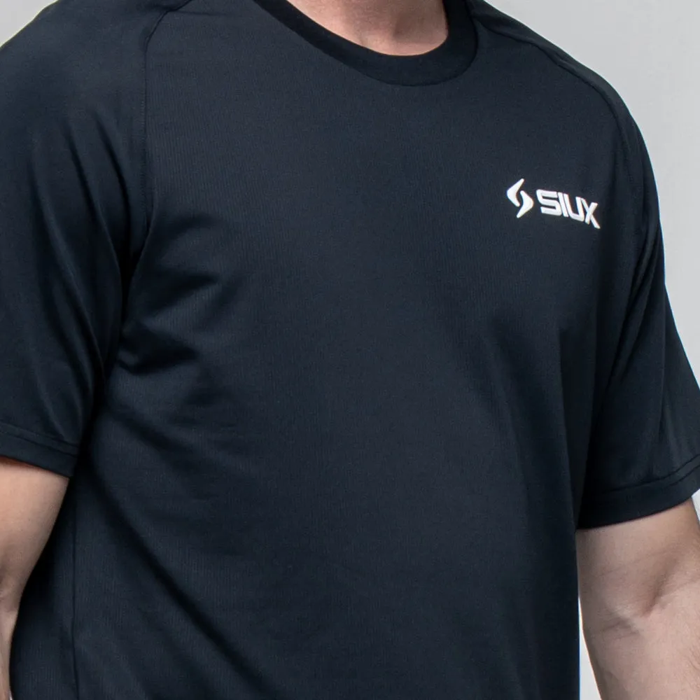 Siux Match 26 t-shirt herre sort hurtigtørrende