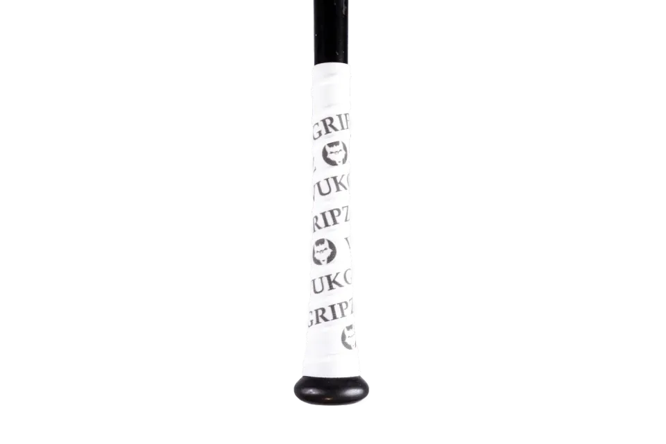 Vukgripz White Bat Grip Tape with Black griptape hvid tynd