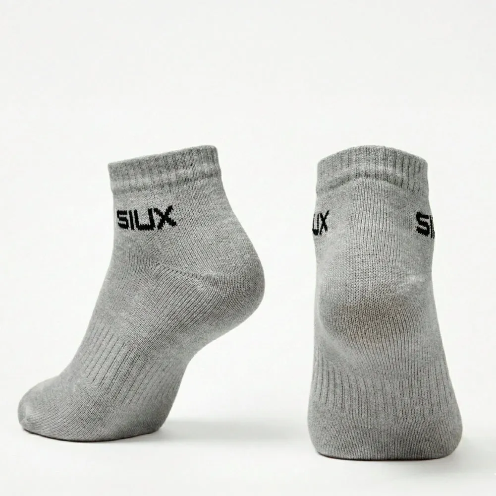 Siux Basic 26 Strømper 3-pak grå korte