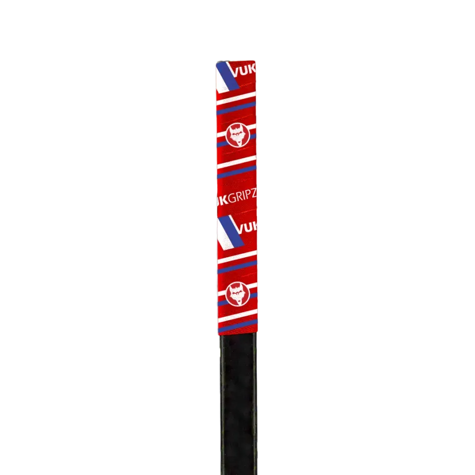 Vukgripz Mach 1 Red White Blue hockeytape rød/hvid/blå