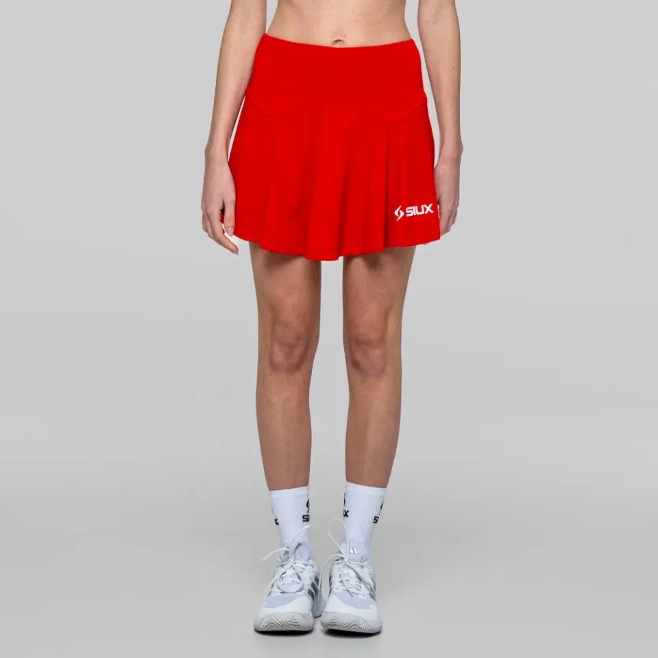 Siux Match 26 nederdel dame rød med shorts