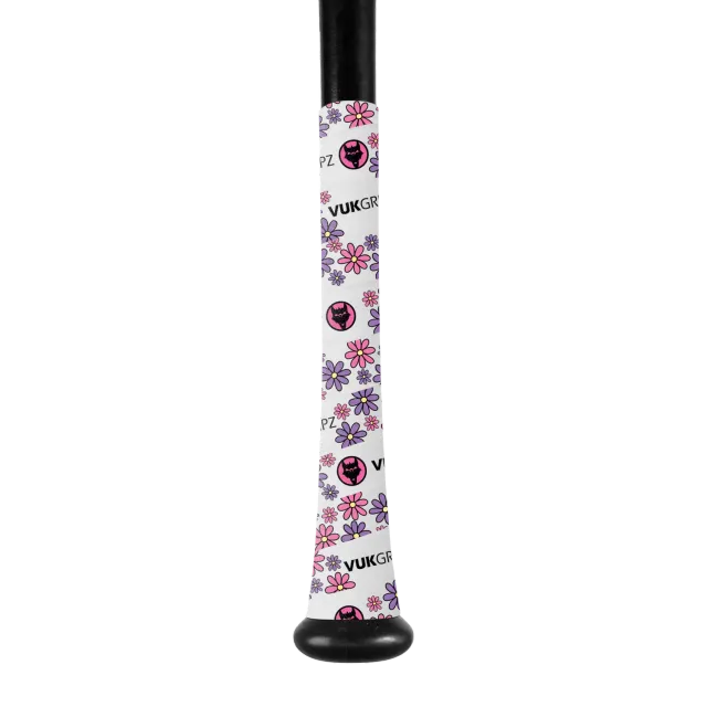 Vukgripz Flower bat grip softball pink/hvid