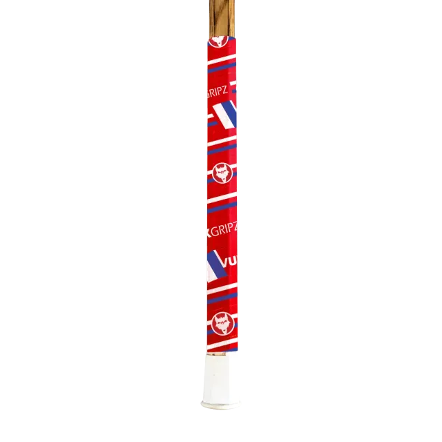 Vukgripz Mach 1 lacrosse tape rød/hvid/blå