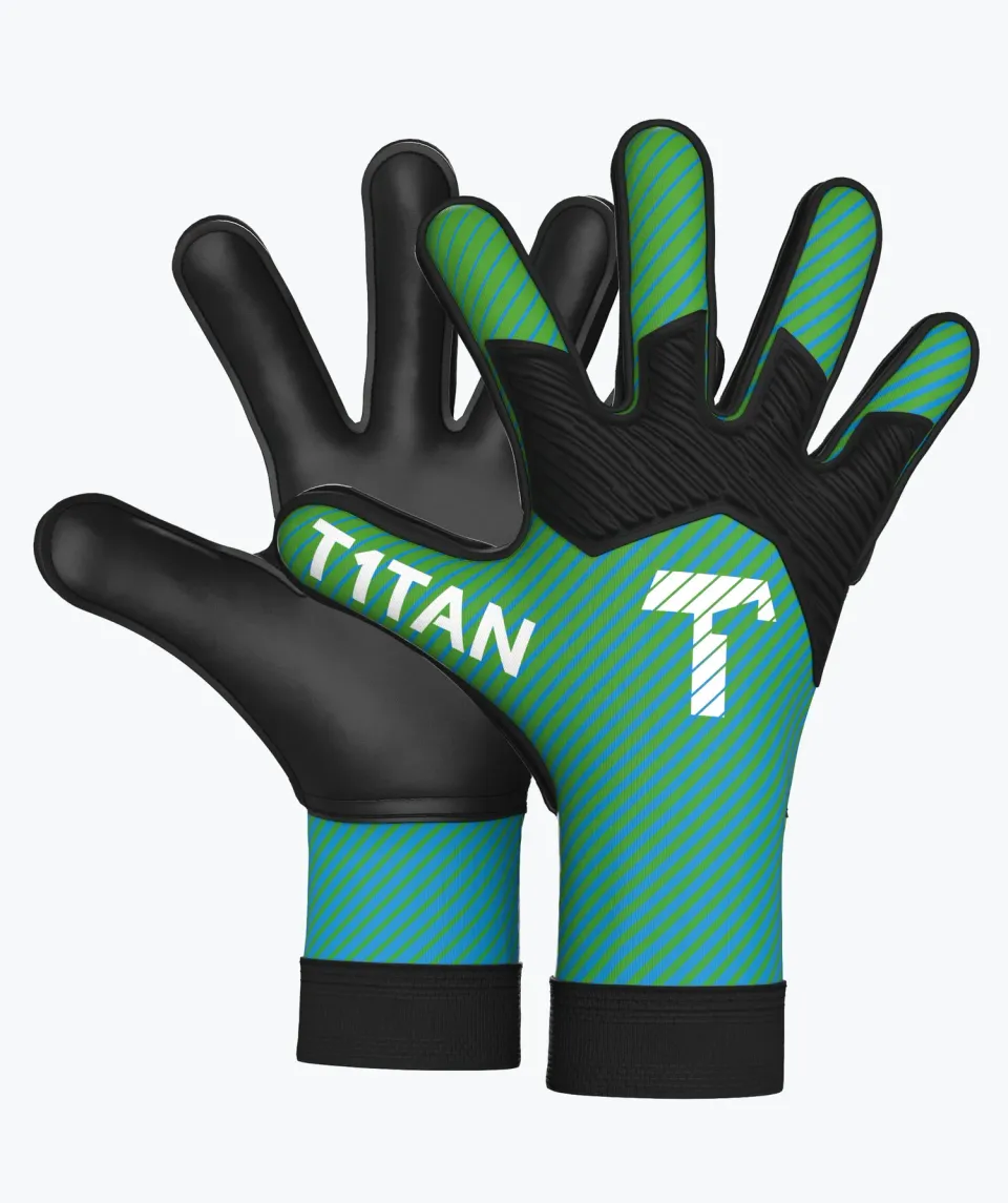 T1TAN Arox 1.0 Green Junior målmandshandsker grøn
