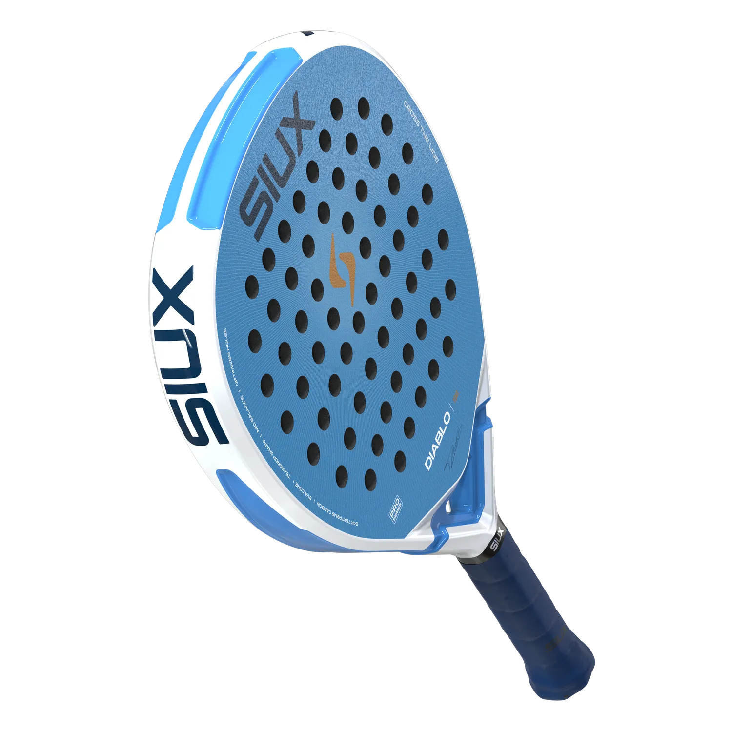 Siux Diablo Pro SE padelbat blå til angreb