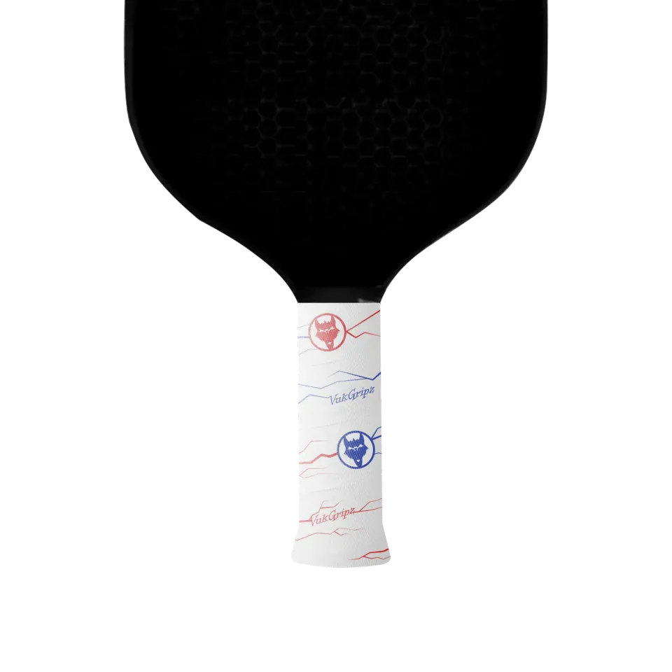 Vukgripz Pulse White Firecracker pickleballgreb