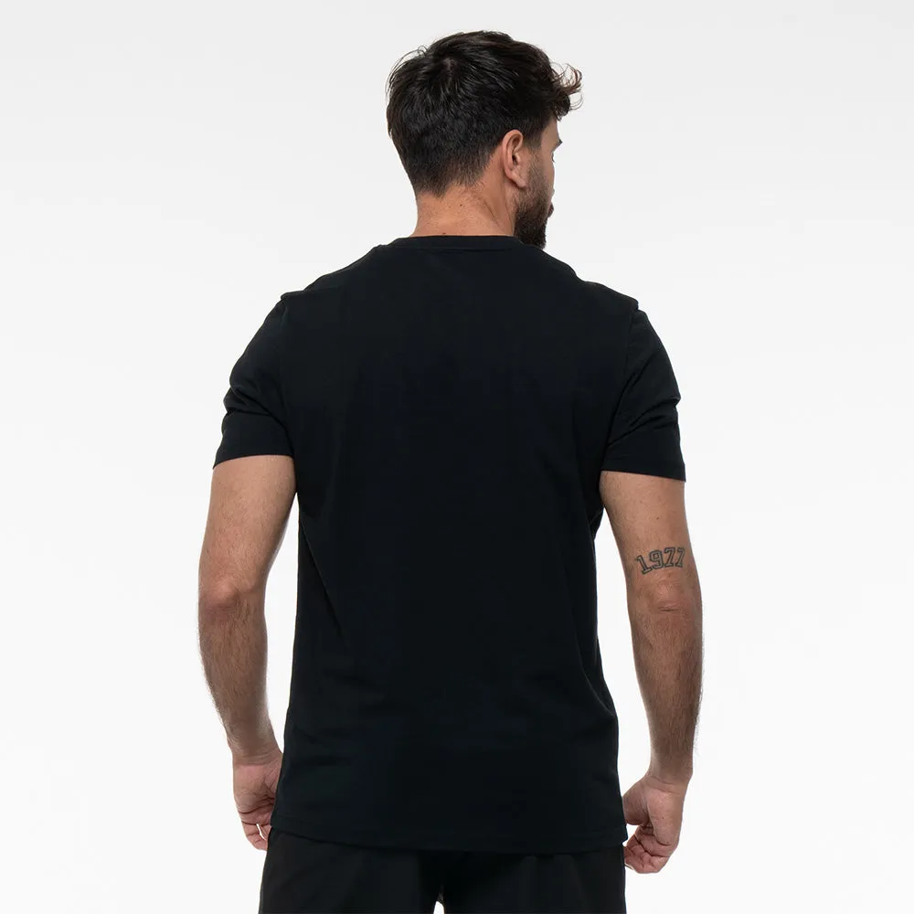 Siux bomuld t-shirt sort M bomuldstrøje til padel