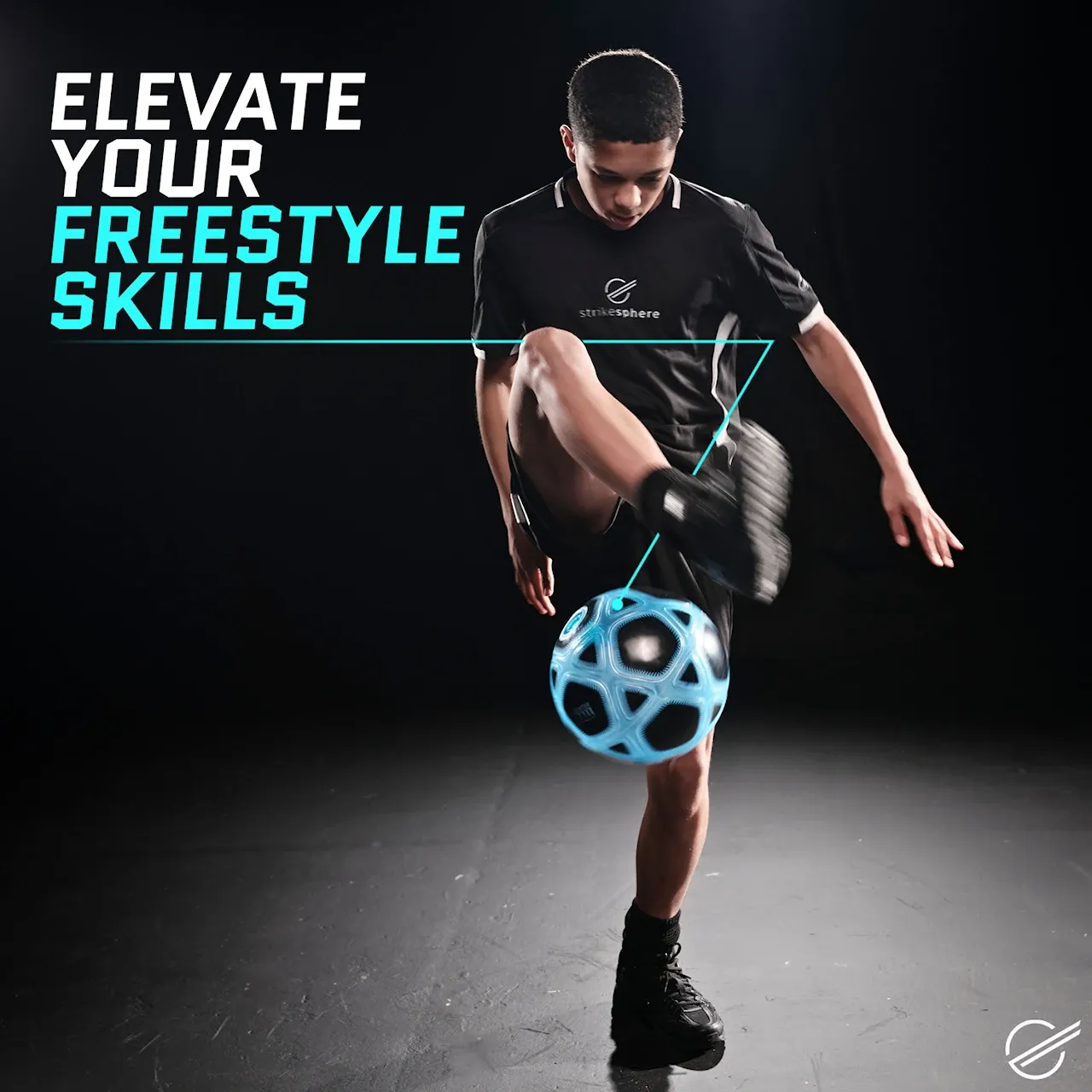 Strikesphere Counter Ball smart fodbold str 4 lys