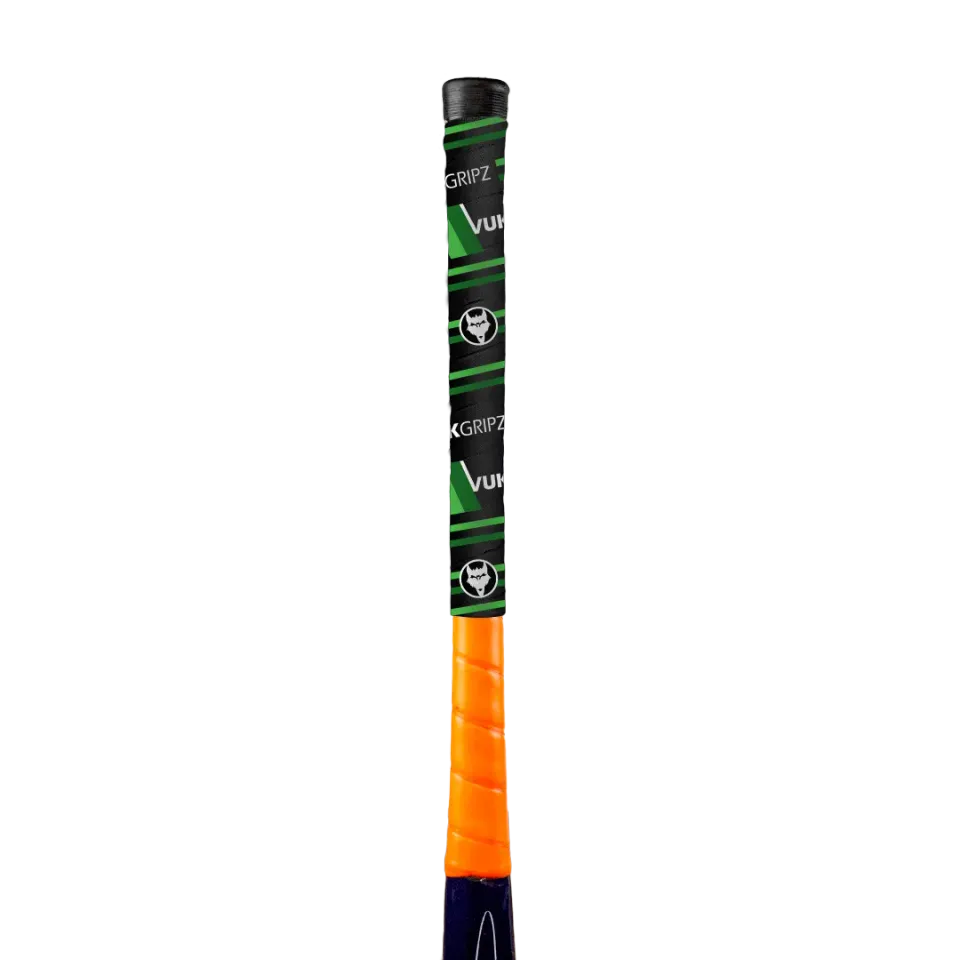 VukGripz Mach 1 Field Hockey Grip stavtape sort halv