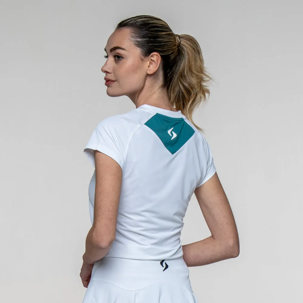 Siux Match 26 t-shirt dame hvid let
