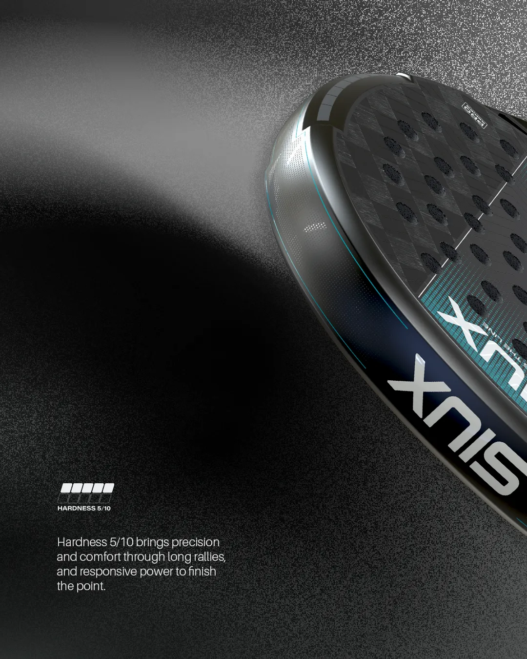 Siux Obsidian Pro 2027 Black padelbat kontrol 16K
