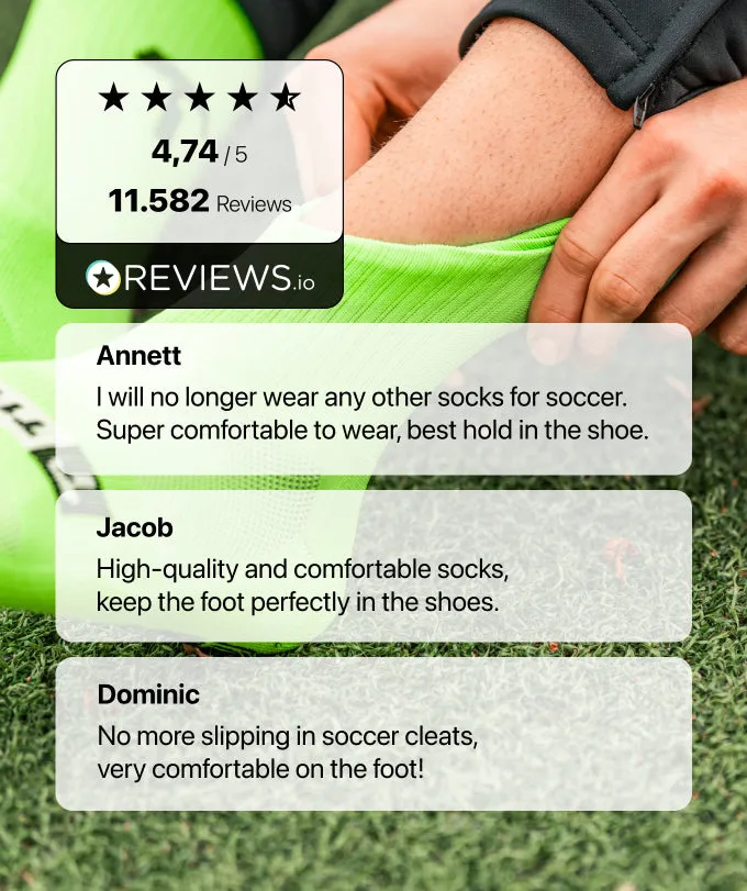 T1TAN Grip Socks gripsokker lysegrøn skridsikker