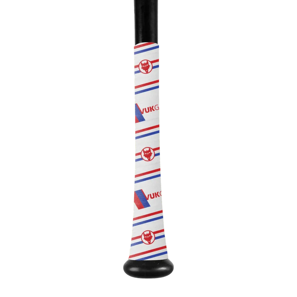 VukGripz Mach 1 USA White bat griptape hvid
