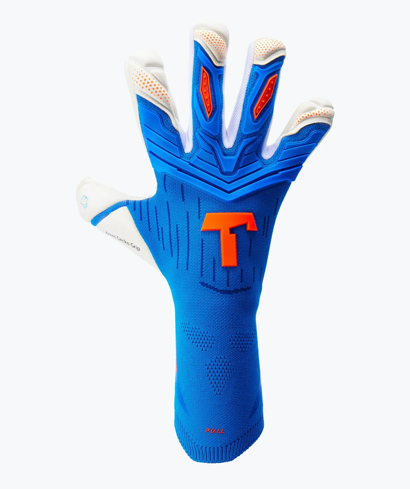T1TAN Alien Gravity Blue 2.0 målmandshandsker blå uden sikring