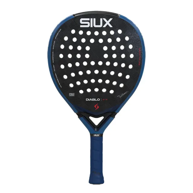 Siux Diablo Pro 2026 padelbat royal blue kontrol