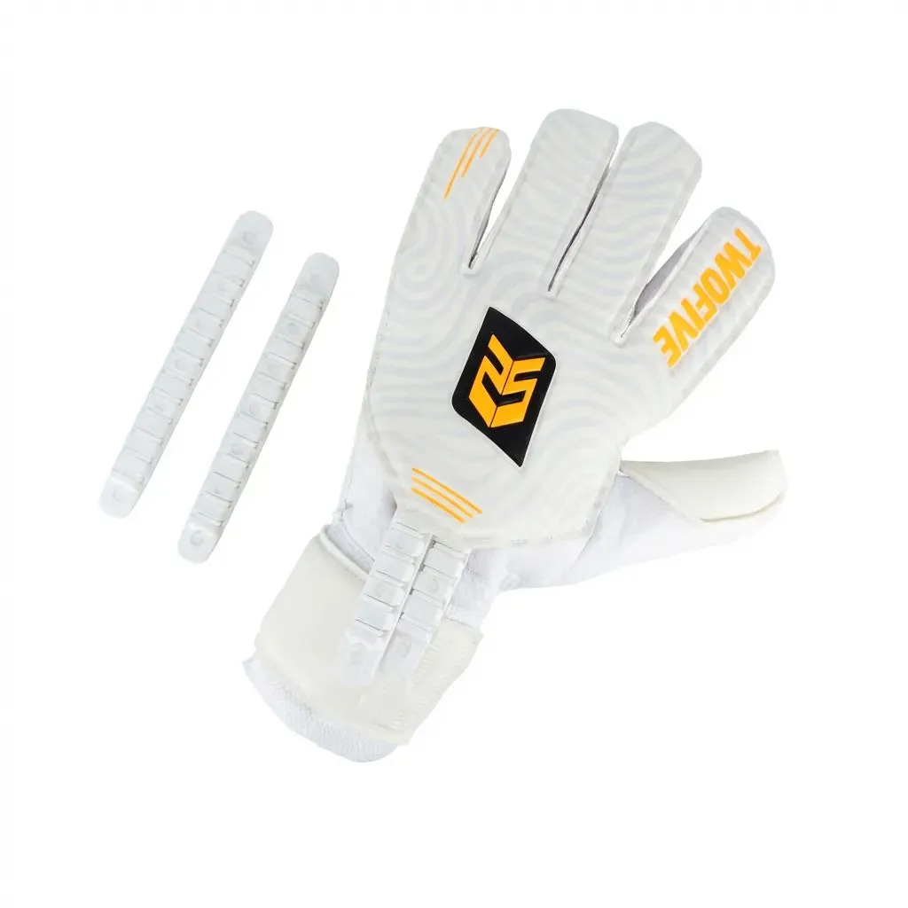 TwoFive Atlanta Advance målmandshandsker hvid hivis fingerskinner