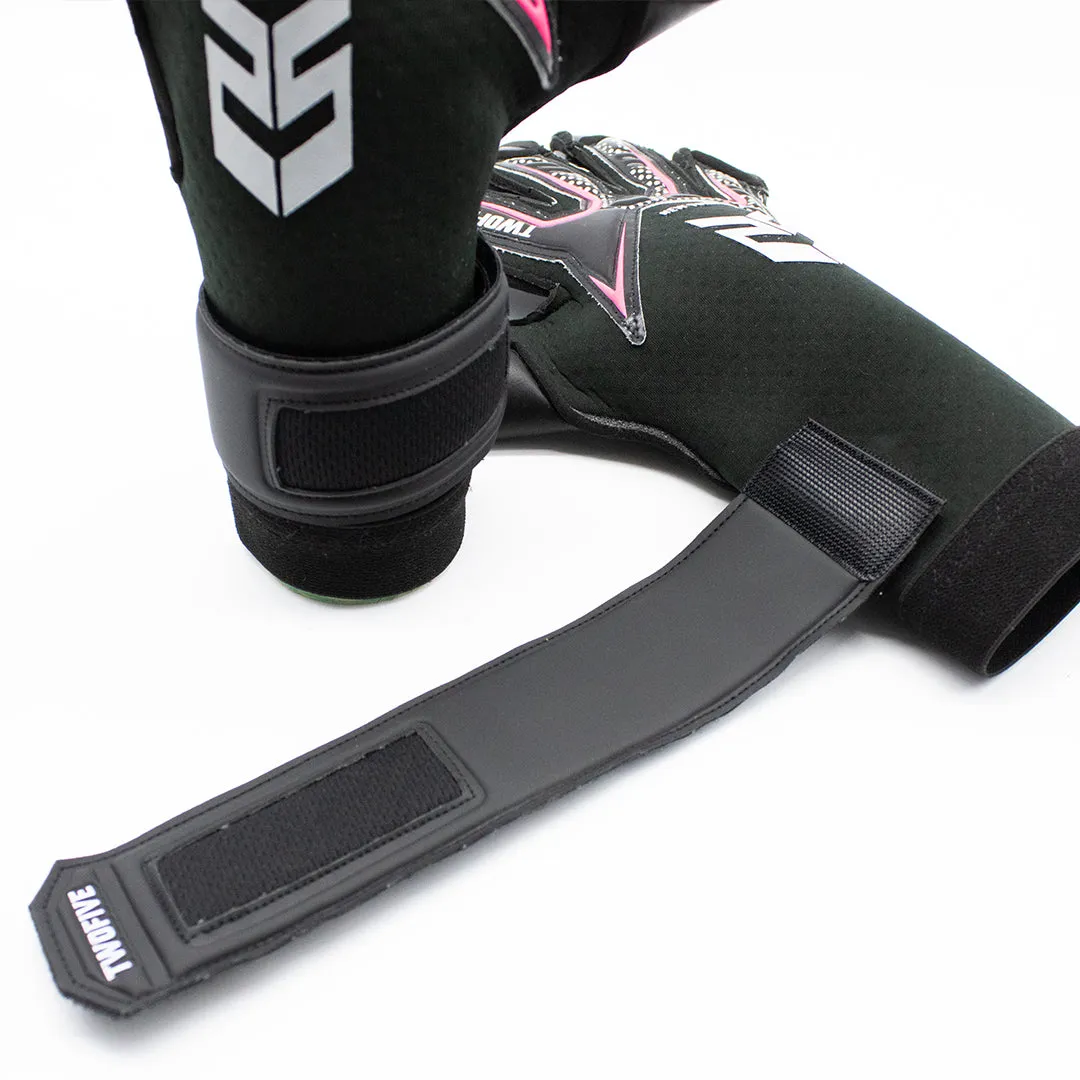 TwoFive Removable Latex Strap håndledsrem sort
