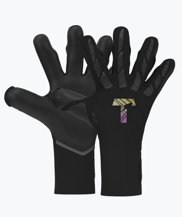 T1TAN Beast 4.0 Vampire Black Junior målmandshandsker