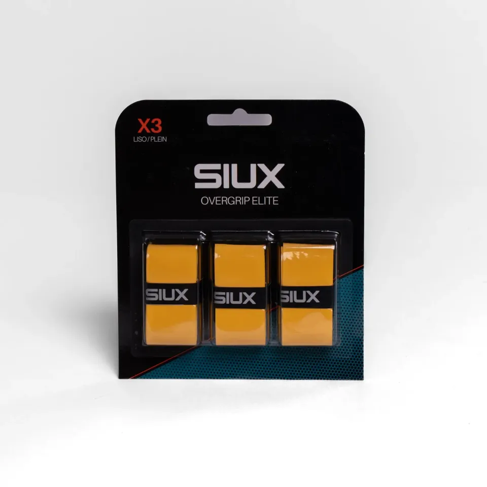 Siux Elite overgrip gul 3-pak svedabsorberende