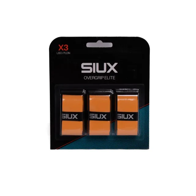 Siux Elite X3 overgrip orange 3-pak absorberende