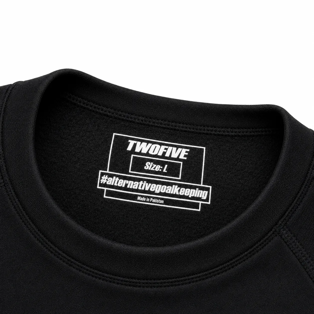 TwoFive termotrøje langærmet sort baselayer polyamid
