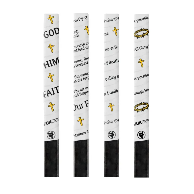 Vukgripz Faith hockeytape Rosary kors tro design