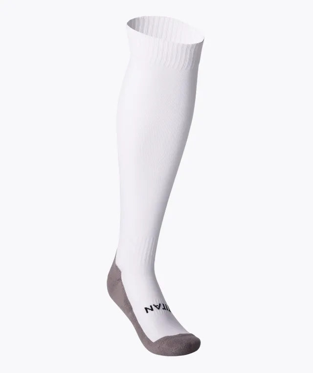 T1TAN Soccer Socks fodboldsokker hvid strømpe