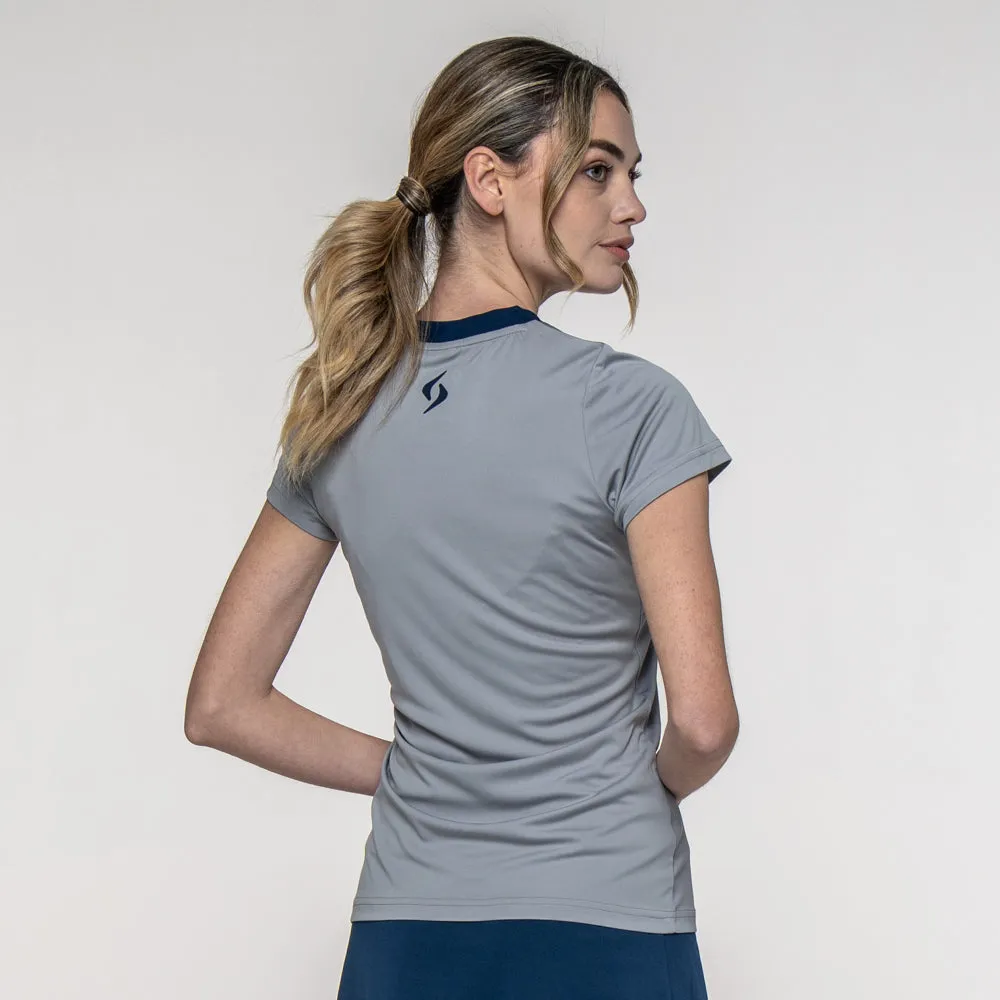Siux Wave 26 t-shirt dame graa aandedbar