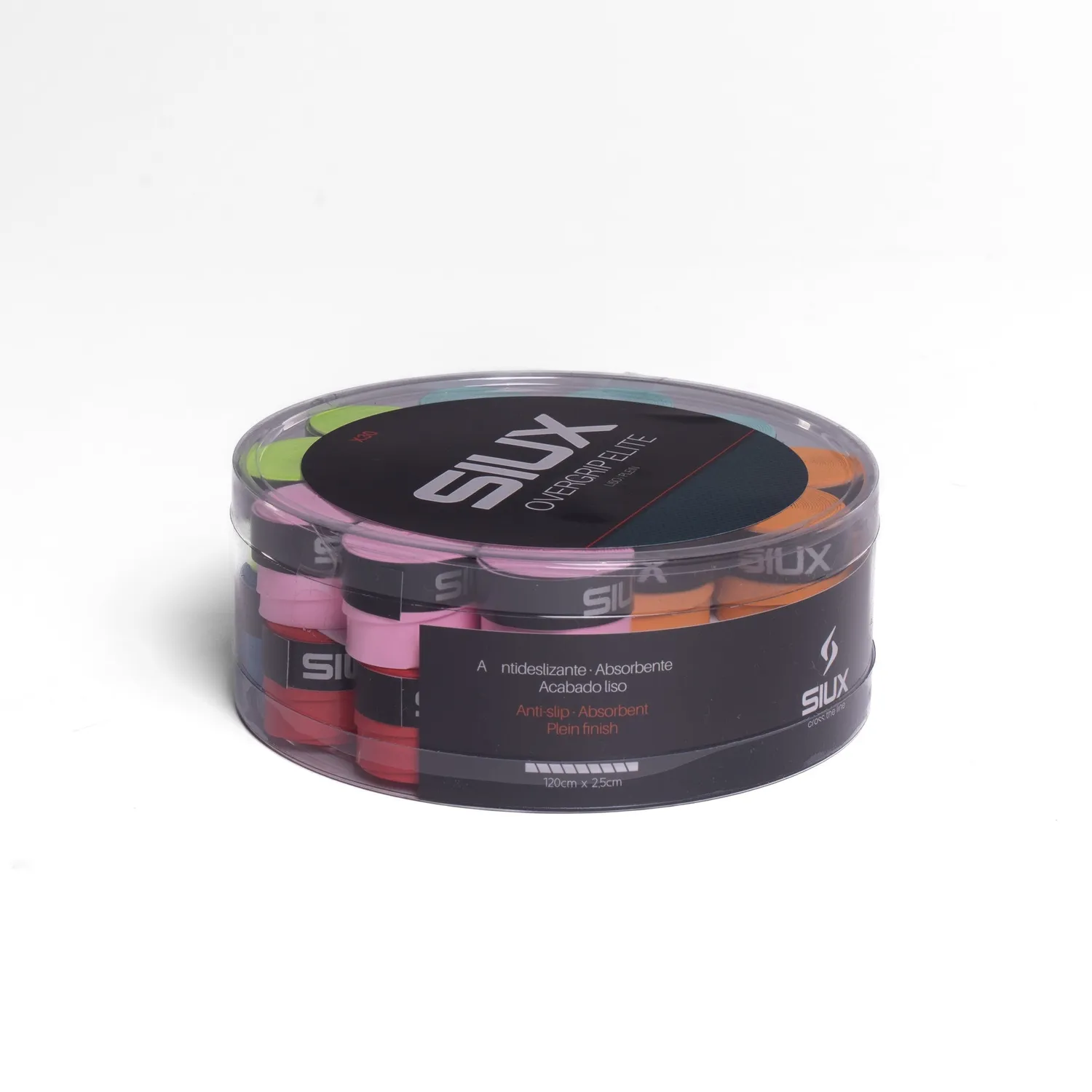 Siux Elite overgrip 30-pak multicolor absorberende