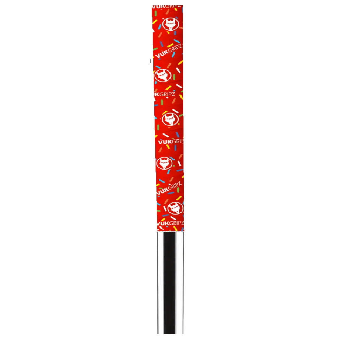 Vukgripz Donut golf overgrip Strawberry Jam rød