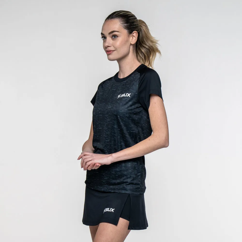 Siux Club 26 t-shirt dame sort åndbar