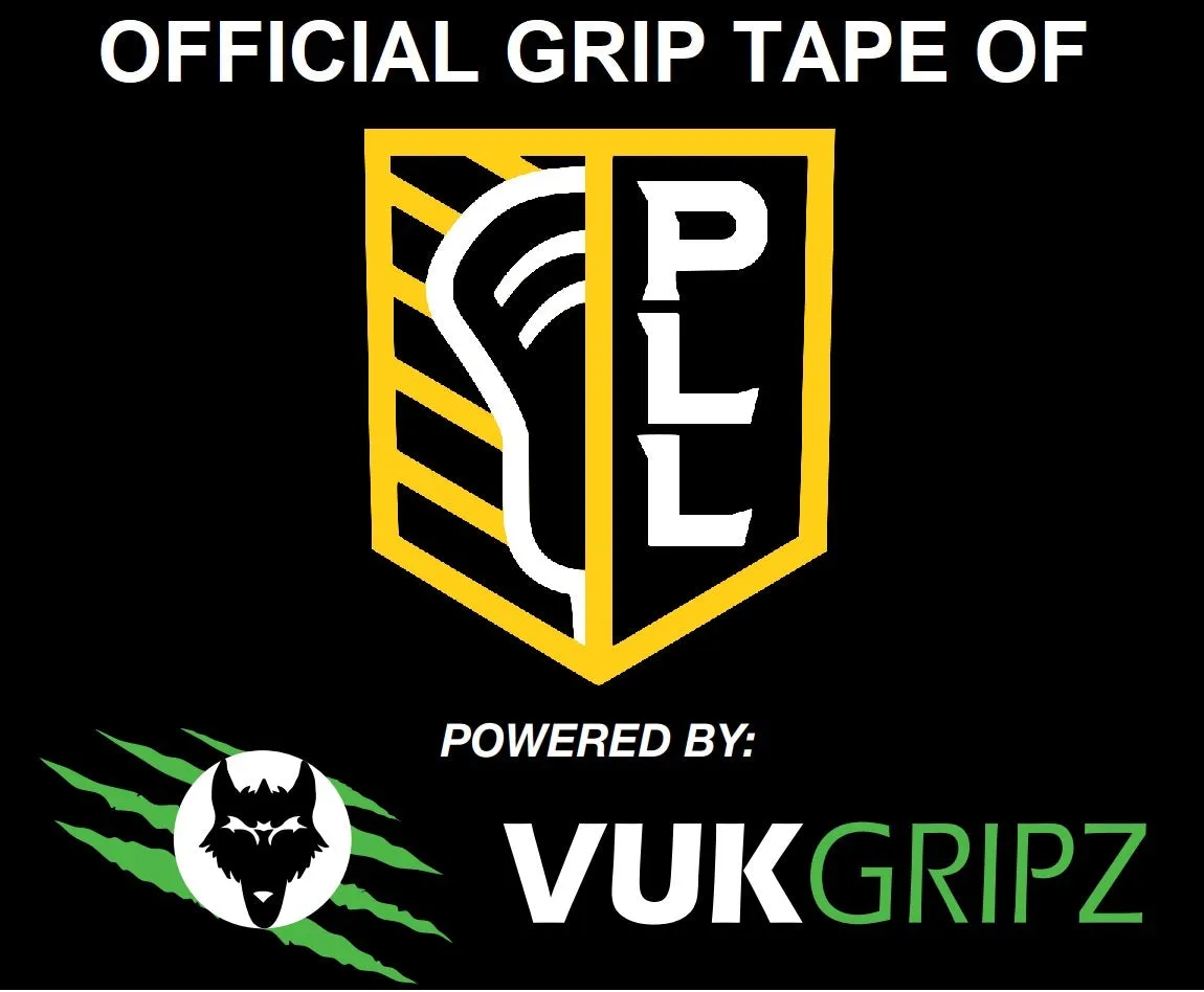 Vukgripz FOGO lacrossetape sort tynd friktionsgrip
