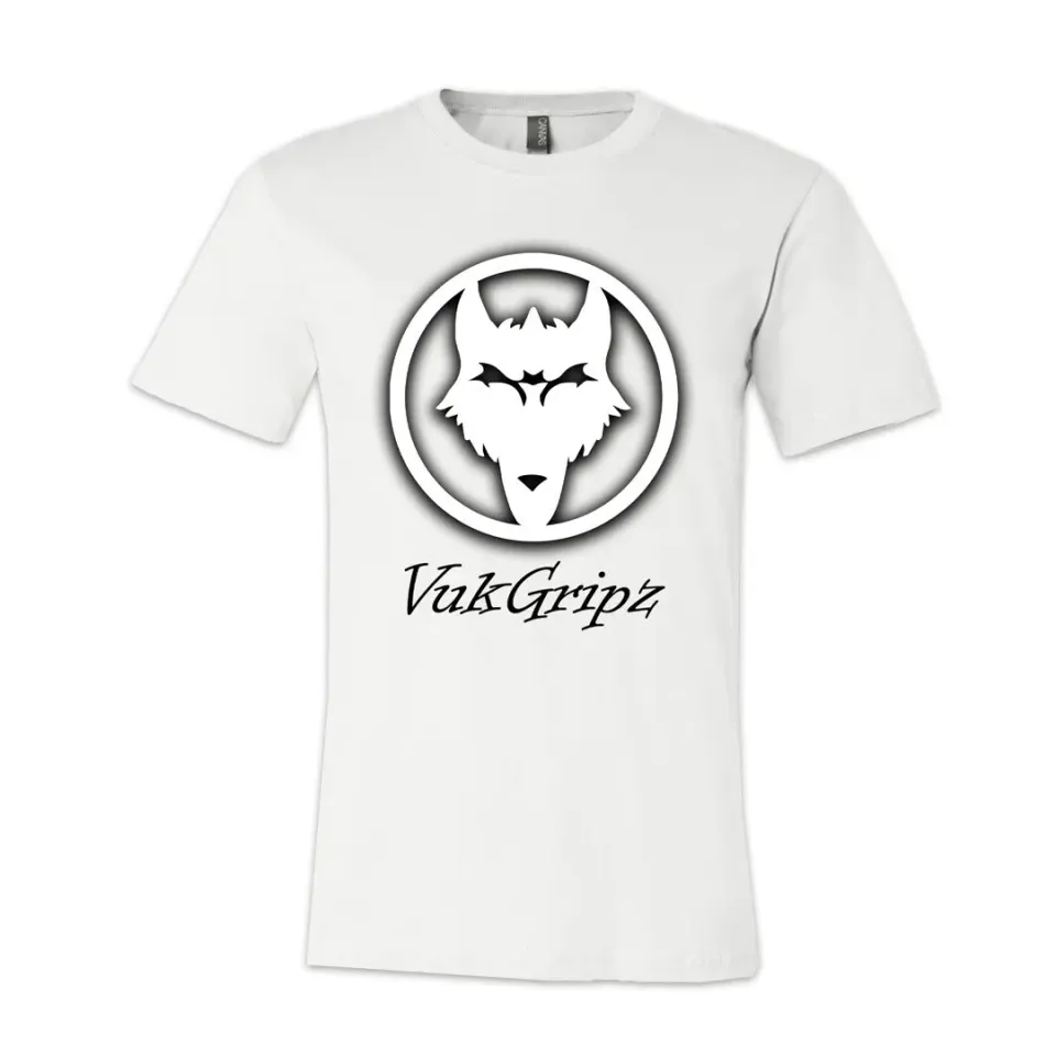 Vukgripz White Short Sleeve T-shirt hvid