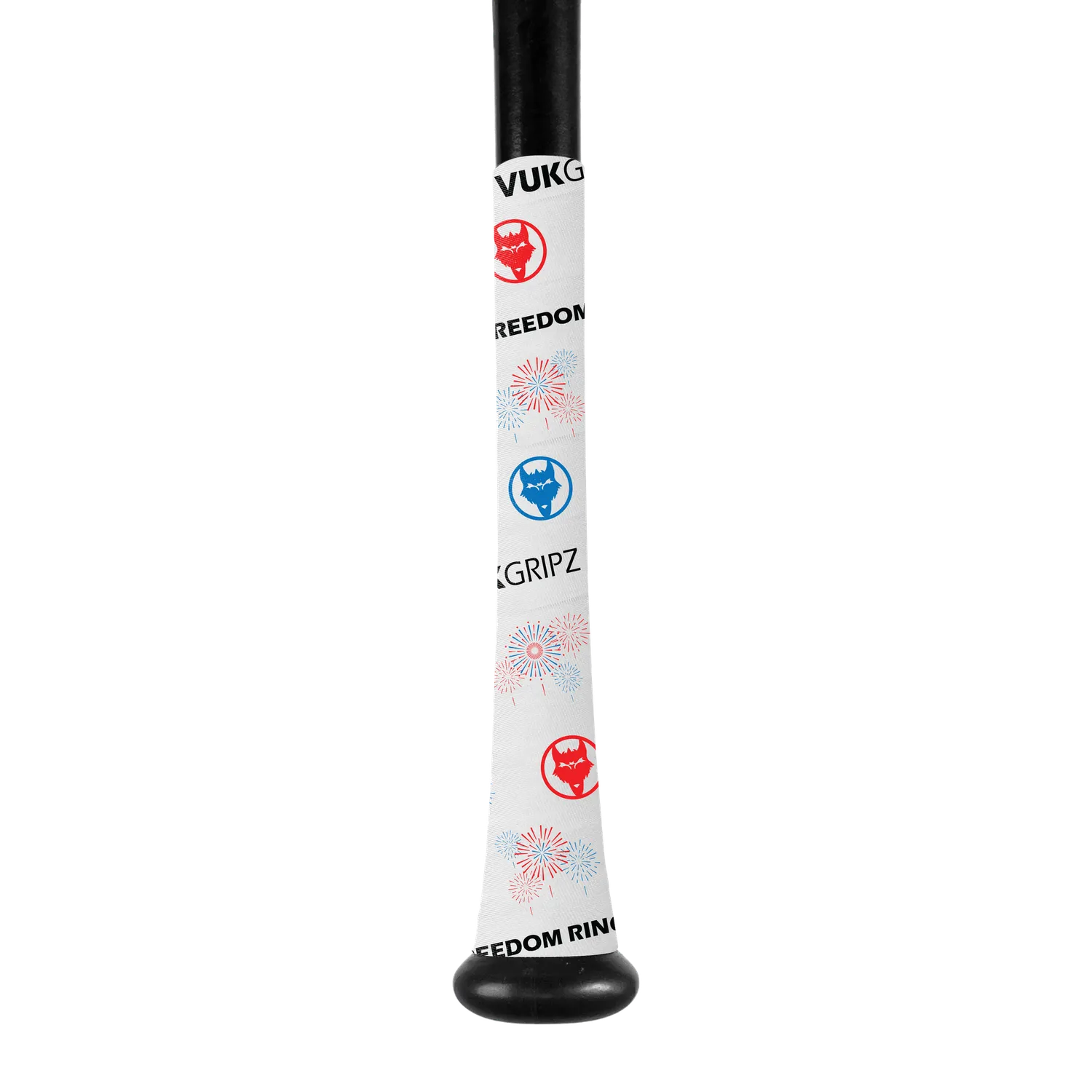 Vukgripz 250th Black bat grip sort USA jubi