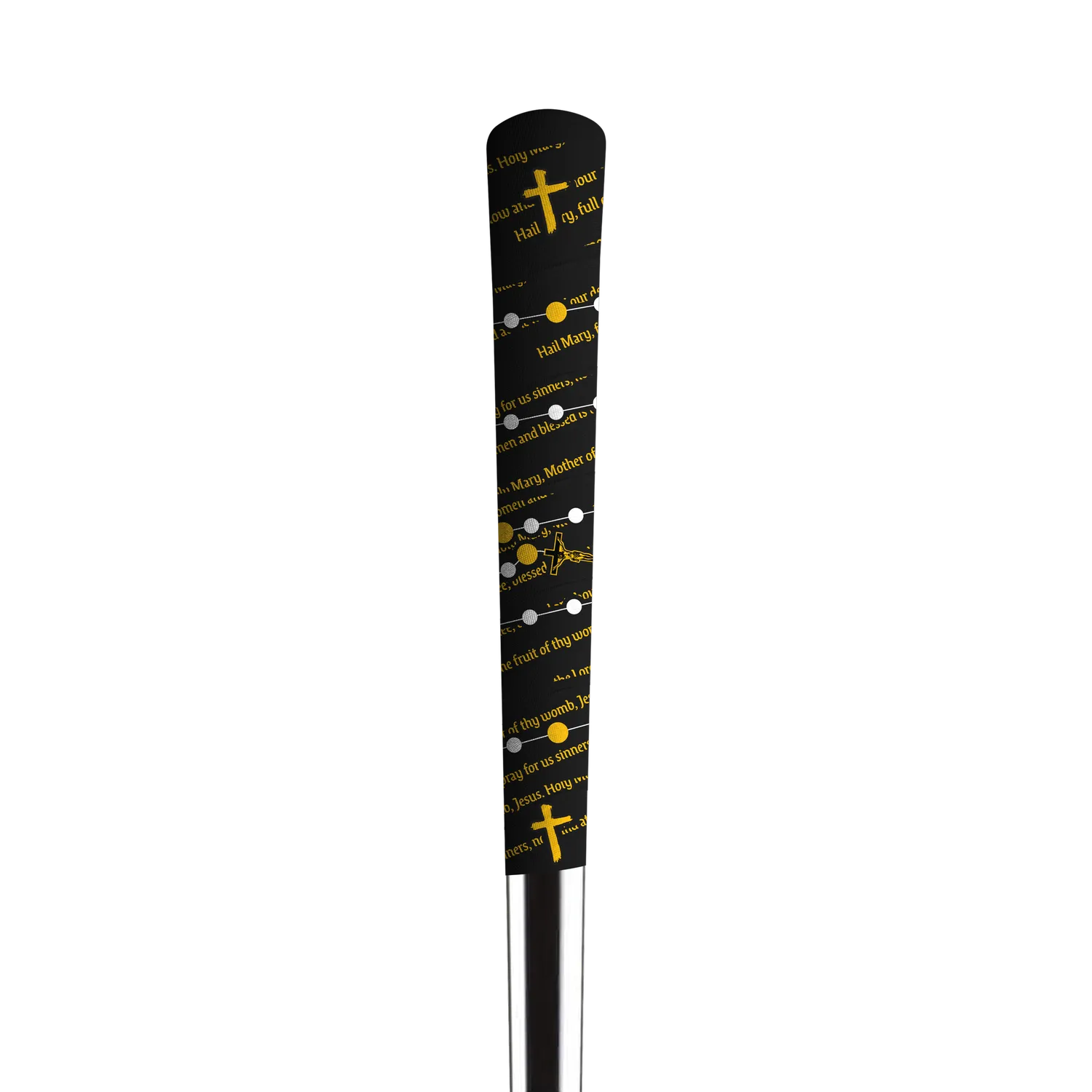 Vukgripz Faith Golf Grip Rosary golfgrip sort hvid