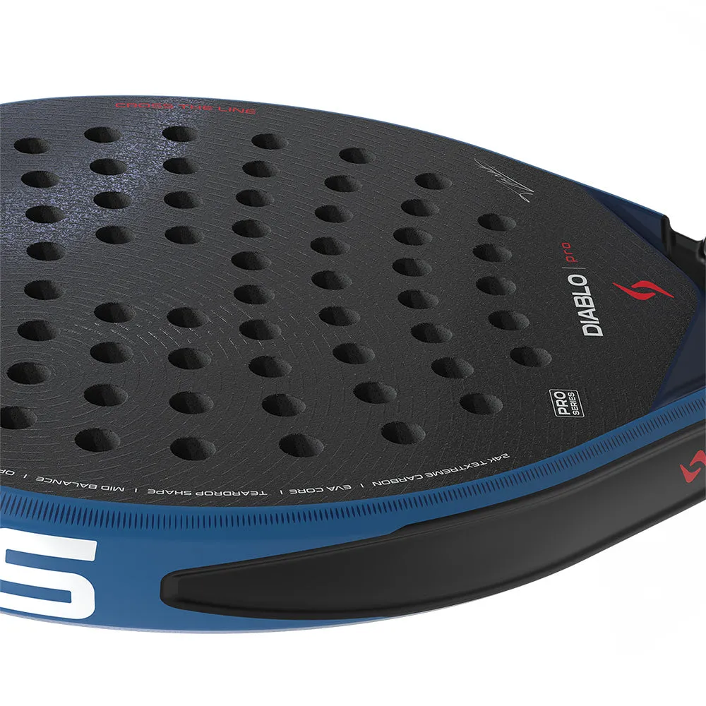Siux Diablo Pro 2026 padelbat royal blue kontrol