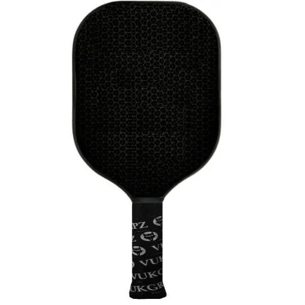 Vukgripz Black pickleball grip sort skridsikker