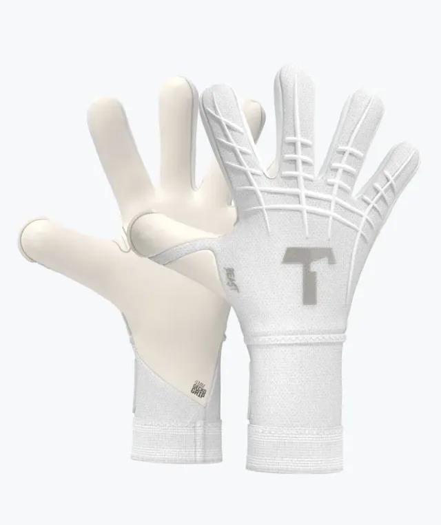 T1TAN Beast White Beast 3.0 målmandshandsker hvid fingersave