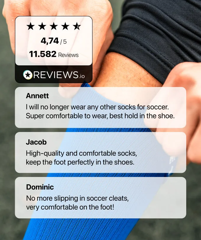 T1TAN Grip Socks gripsokker blå skridsikre