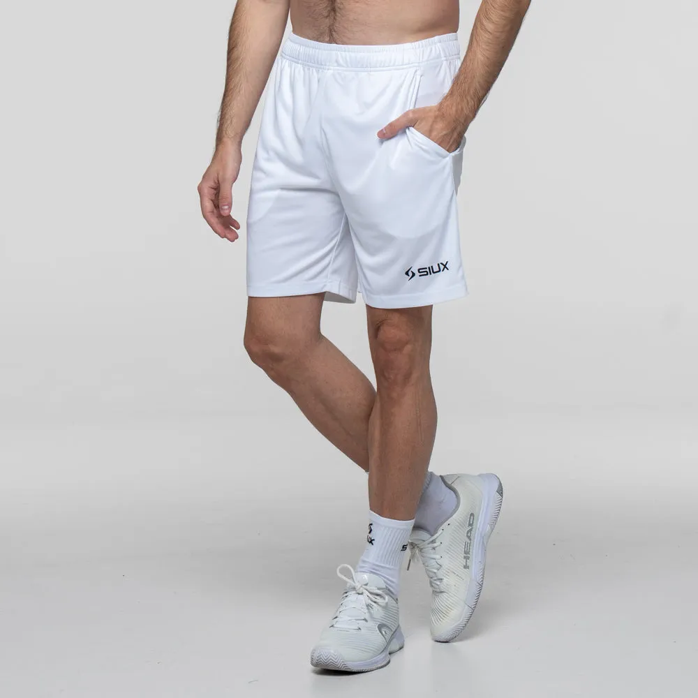 Siux Club 26 padelshorts hvid herre