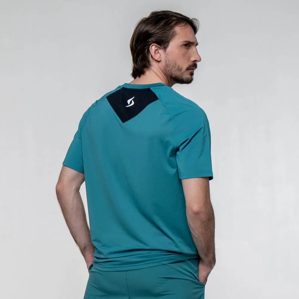 Siux Match 26 t-shirt herre groen aandedbar