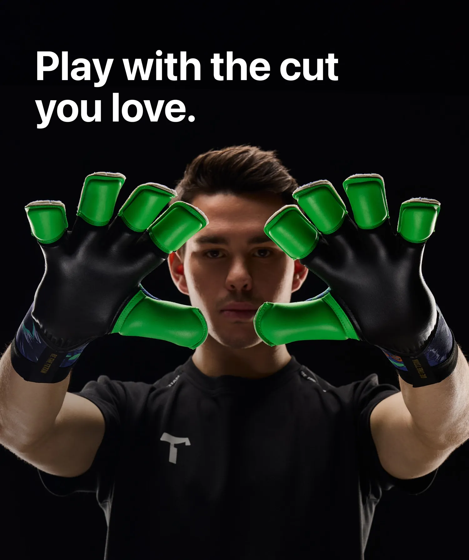 T1TAN Rebel 2.0 MyGlove målmandshandsker specialdesign