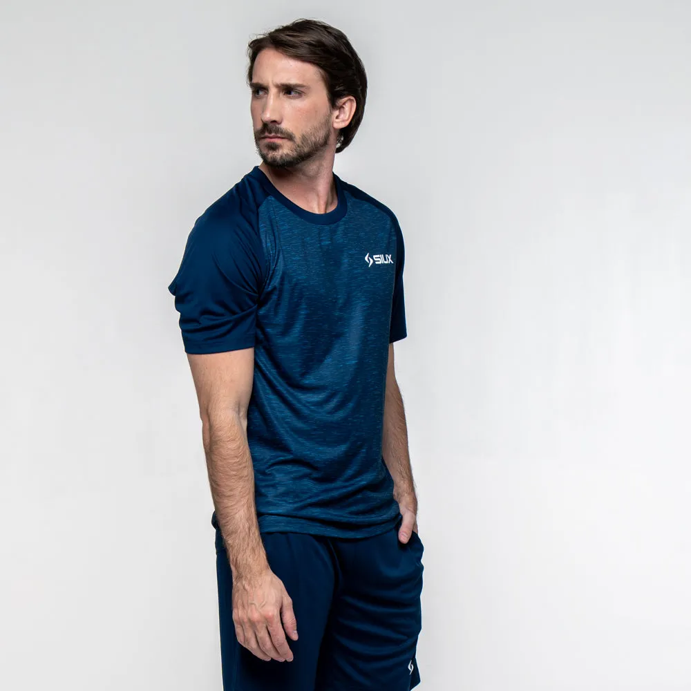 Siux Club 26 t-shirt herre navy padeltrøje