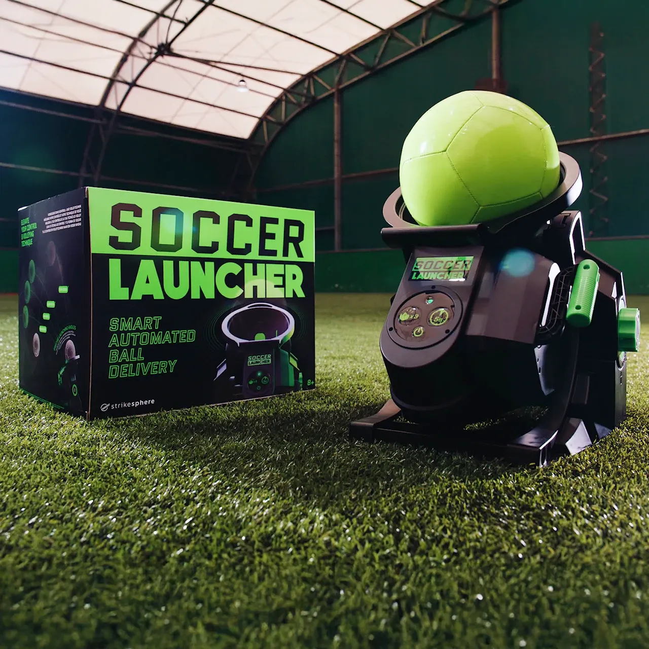 Strikesphere Soccer Launcher boldkaster 6 vinkler