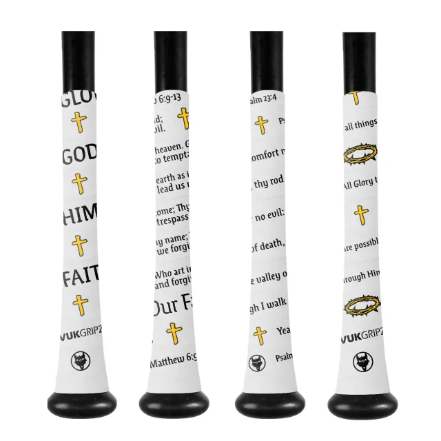 Vukgripz Faith bat grip crosses tro design