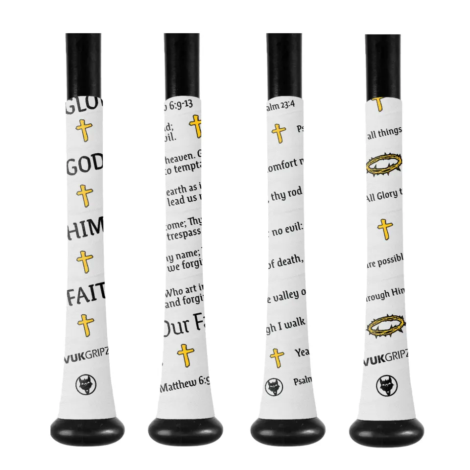 Vukgripz Faith bat grip crosses tro design