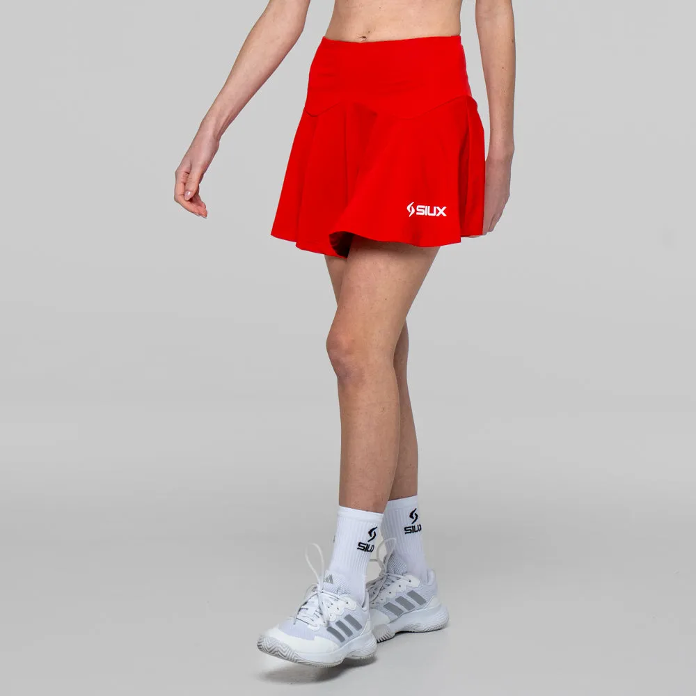 Siux Match 26 nederdel dame rød med shorts