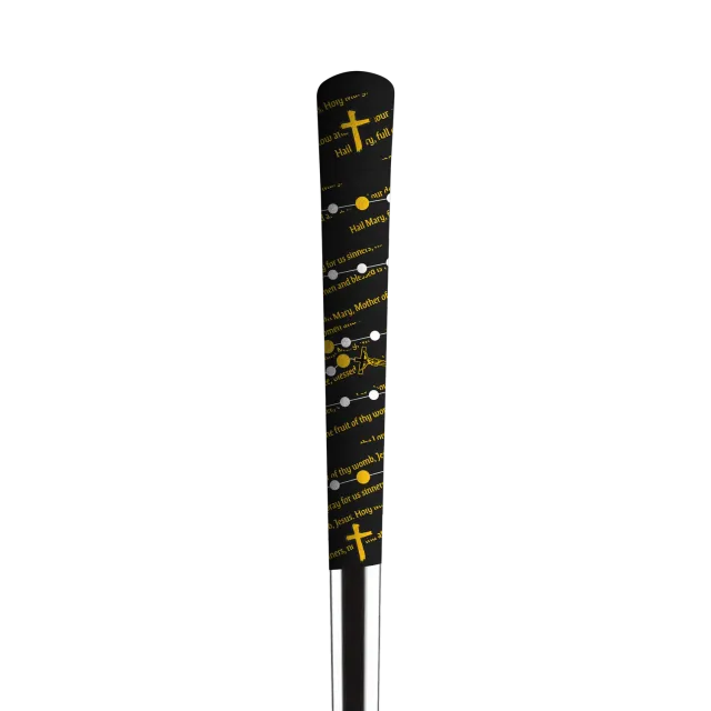 Vukgripz Faith Golf Grip Rosary golfgrip sort hvid